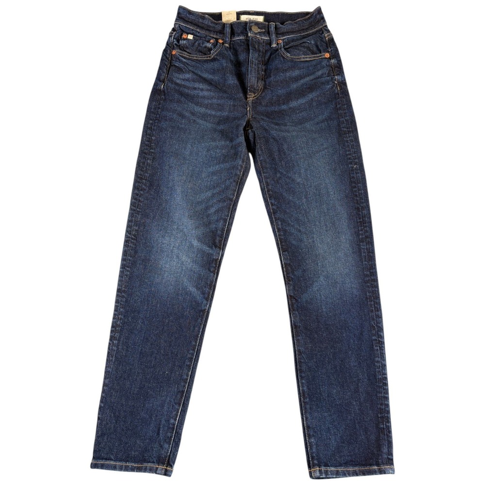 American Eagle AE77 Mom Jean Women 2 Dark Blue NWT Tapered Vintage Denim Y2K